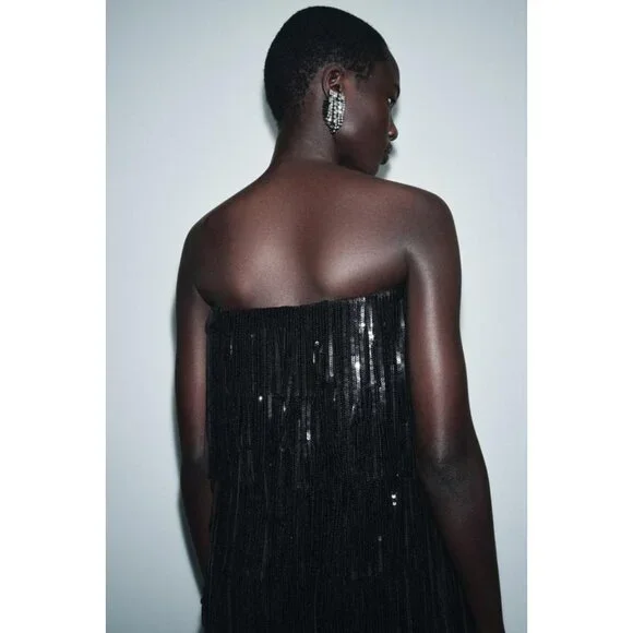 zara gold backless dress Nina Gold Dress main image 1